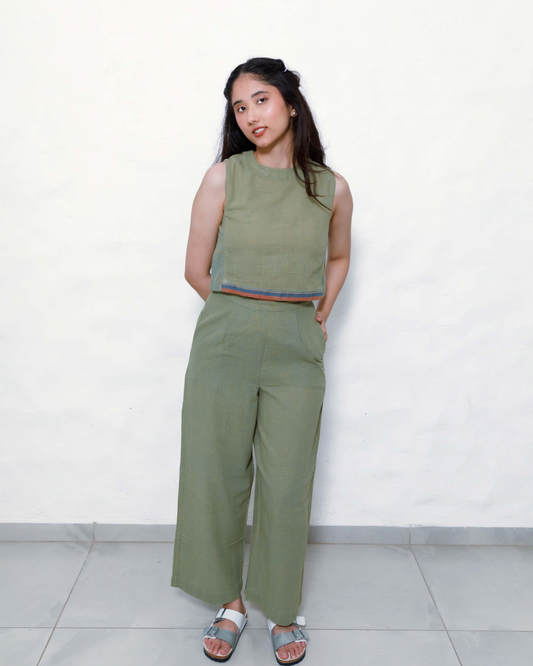 Hunter Green Organic Cotton Co-ord Set